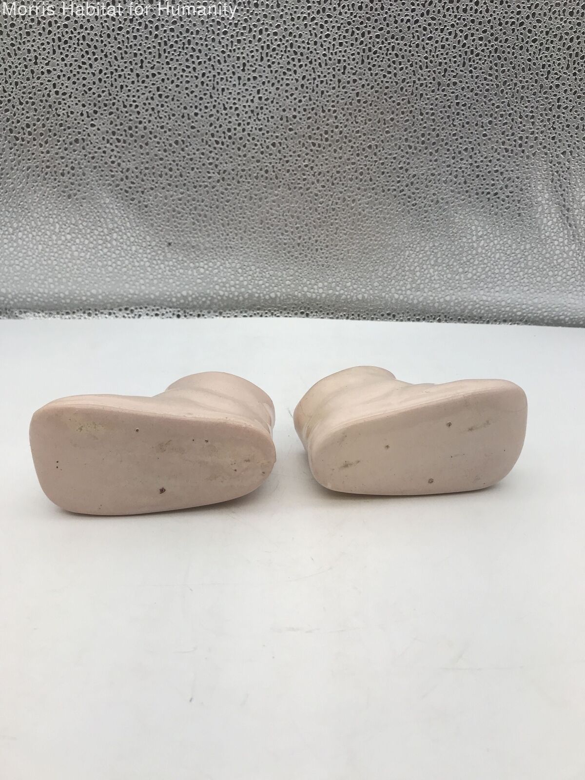 Unbranded Pink Little Booties Ceramic Figurine - Very Good