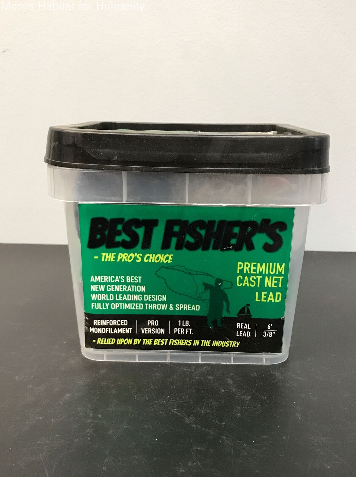 Best Fisher's - The Pro's Choice Primuim Cast Net - 6ft-3/8" Mesh