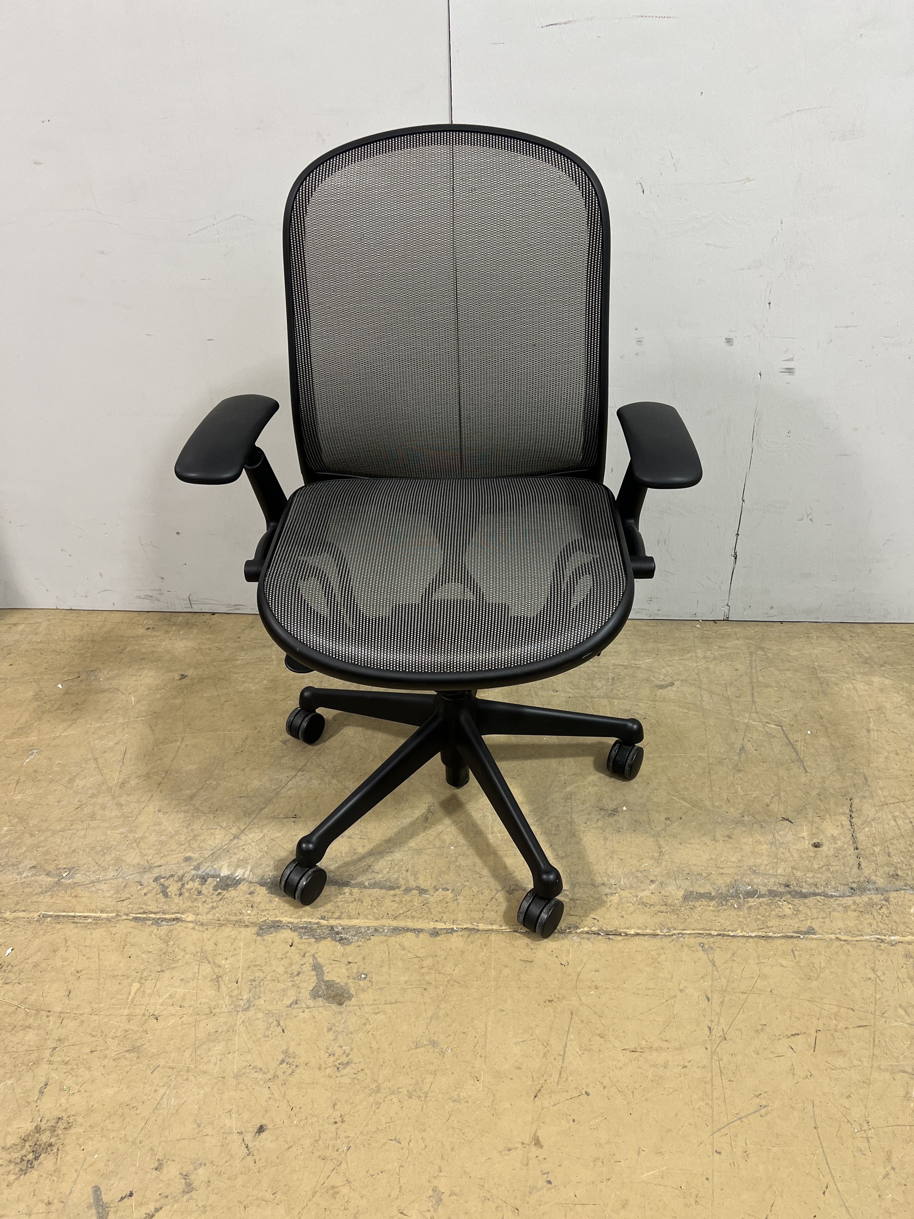 Chadwick Chair by Knoll Black and Grey Rolling Office Chair - Office Furniture