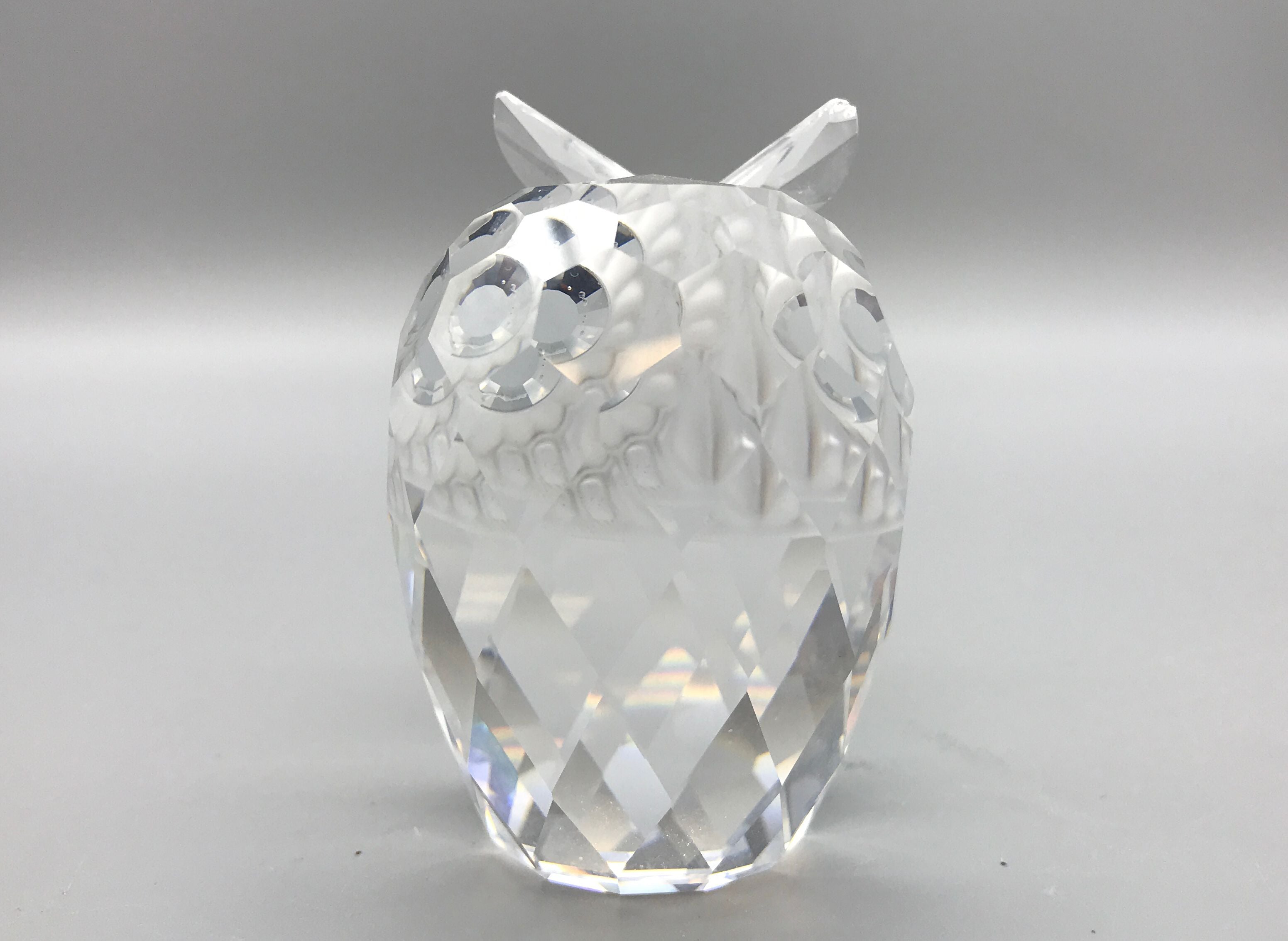 Swarovski: Translucent, Animal Themed: Night Owl, Decorative Glassware