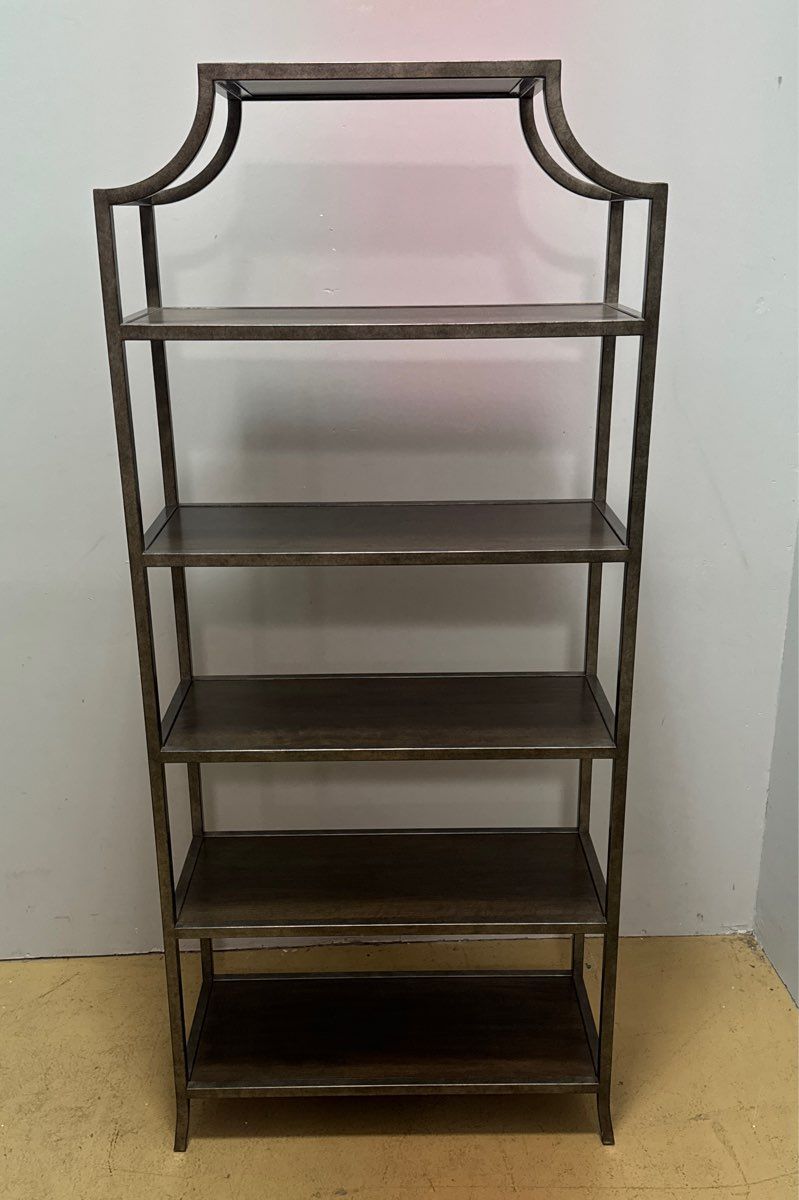 Tiered Bookshelf - "Palisades Etagere" by Basset Furniture - Great Condition