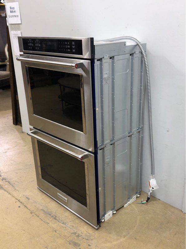 KitchenAid KODE500ESS 30" Stainless Steel Double Wall Oven NOB #131230