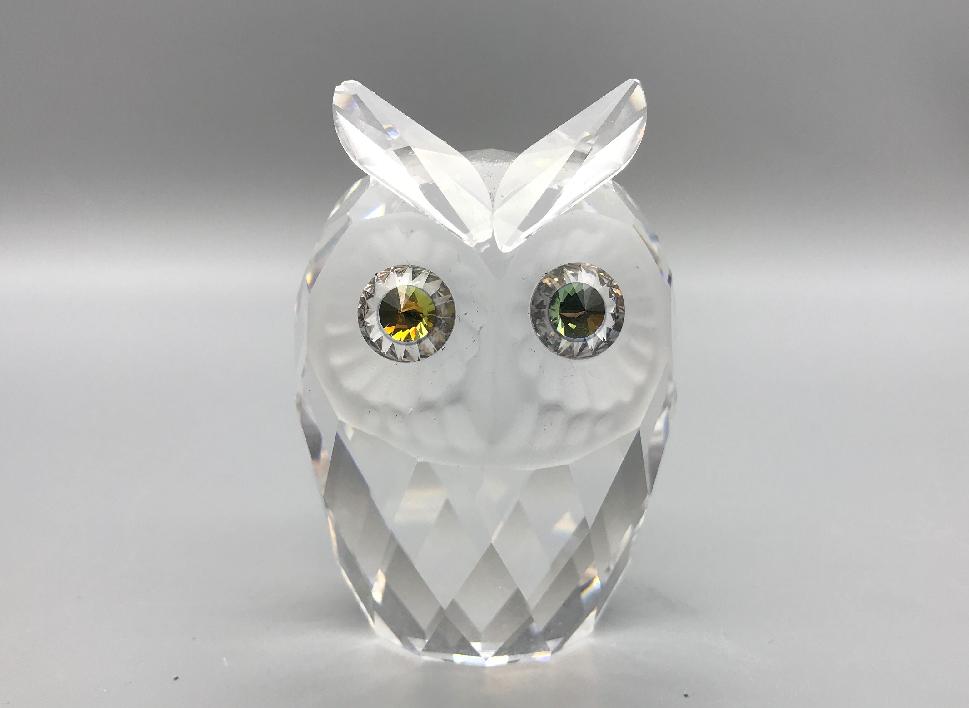 Swarovski: Translucent, Animal Themed: Night Owl, Decorative Glassware