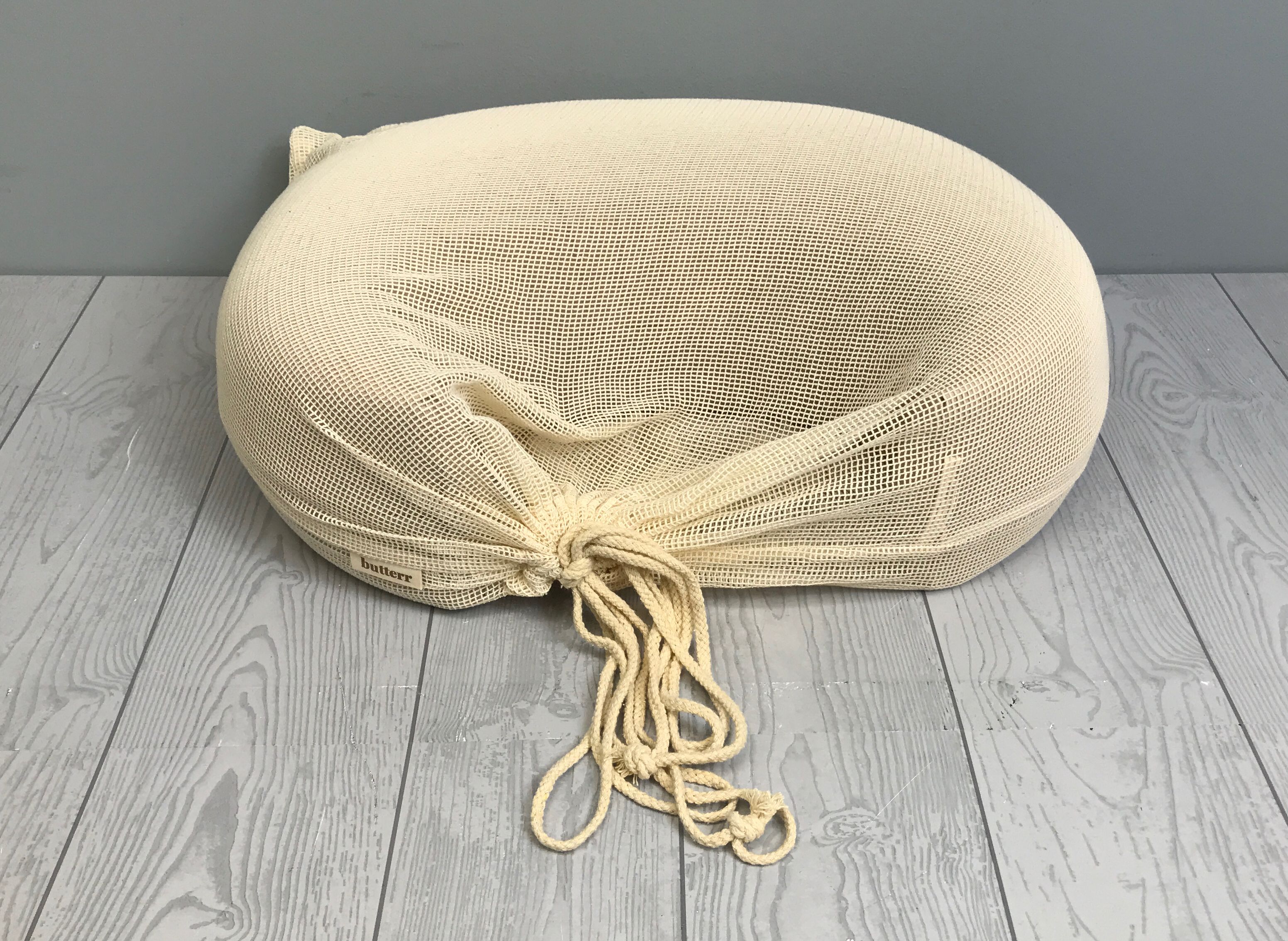 Butter Co. Natural Nursing and Posture Pillow - Organic Cotton - Removable Cover