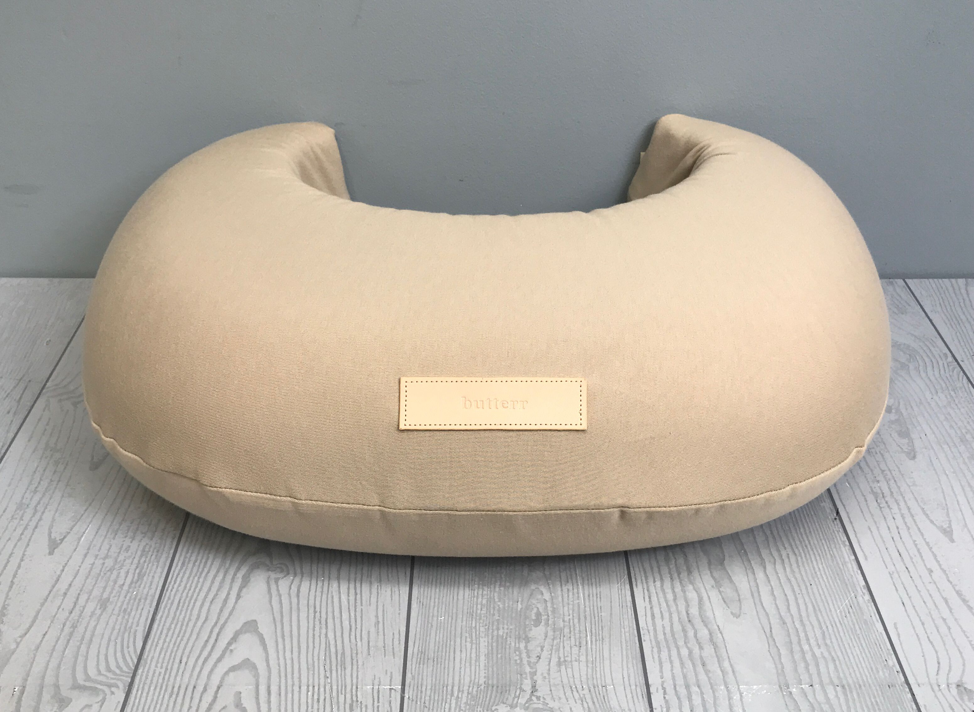 Butter Co. Natural Nursing and Posture Pillow - Organic Cotton - Removable Cover