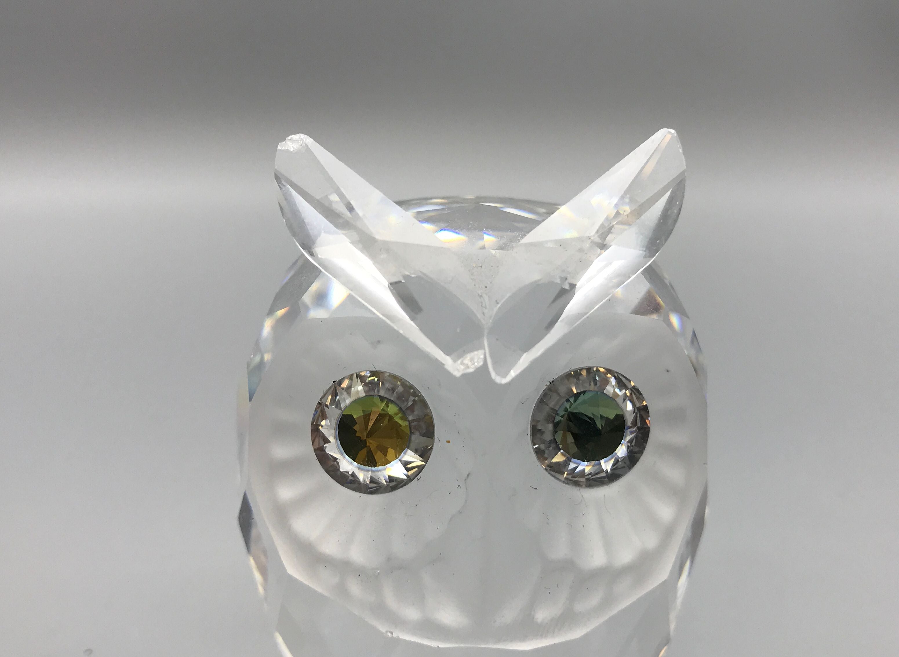 Swarovski: Translucent, Animal Themed: Night Owl, Decorative Glassware