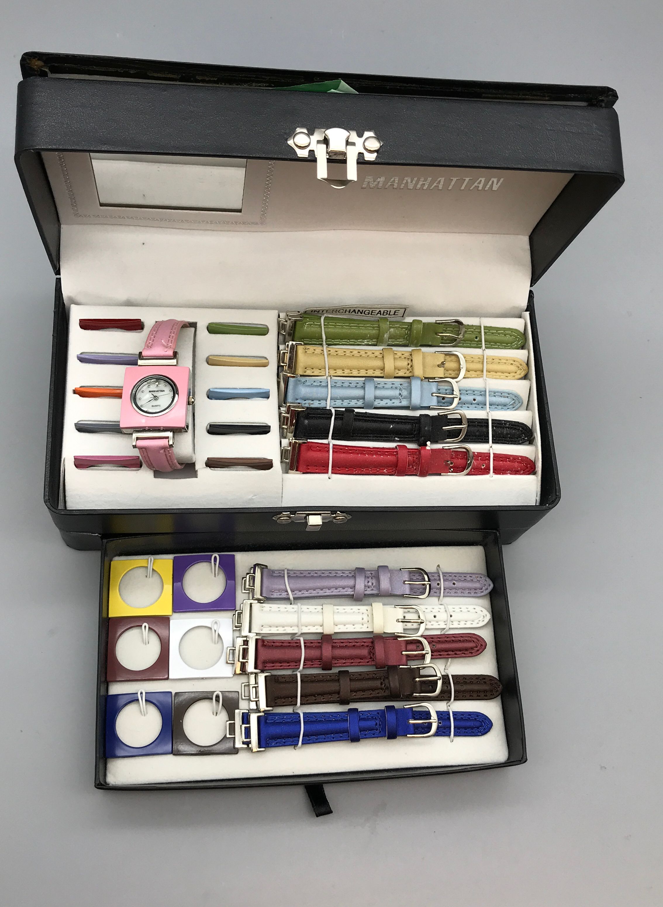 Manhattan Brand Watch and Interchangeable Watch Bands and Parts with Case