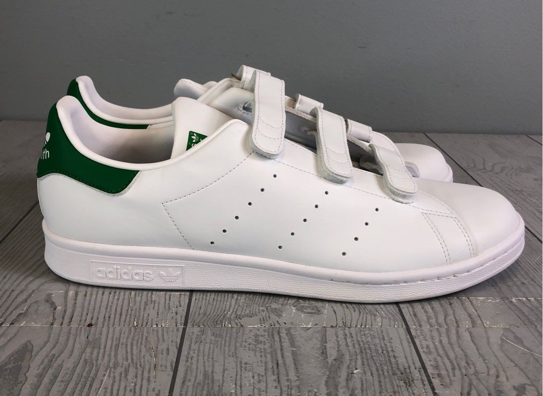 Adidas Stan Smith Originals Men's Sneaker - White & Green - Size 11.5 / Size 46