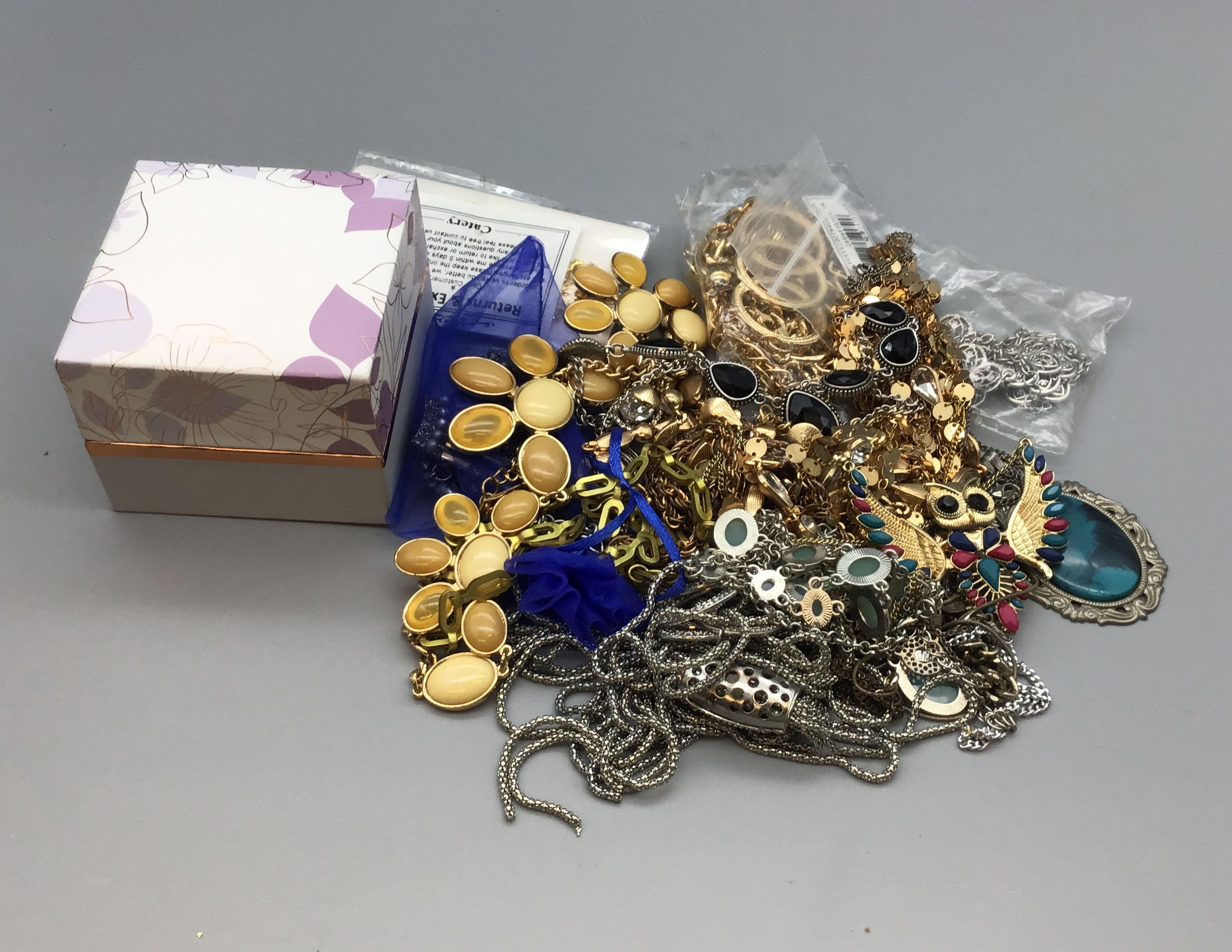 1.7 lbs. of Costume Necklaces/Chains for Fashion Purposes or Repurposing