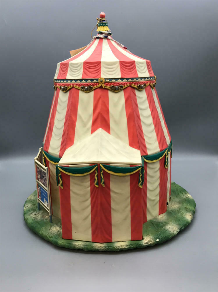 ENESCO “THE GREATEST SHOW ON EARTH” LIGHTED ACTION BIG TOP CIRCUS - Figurine - Good