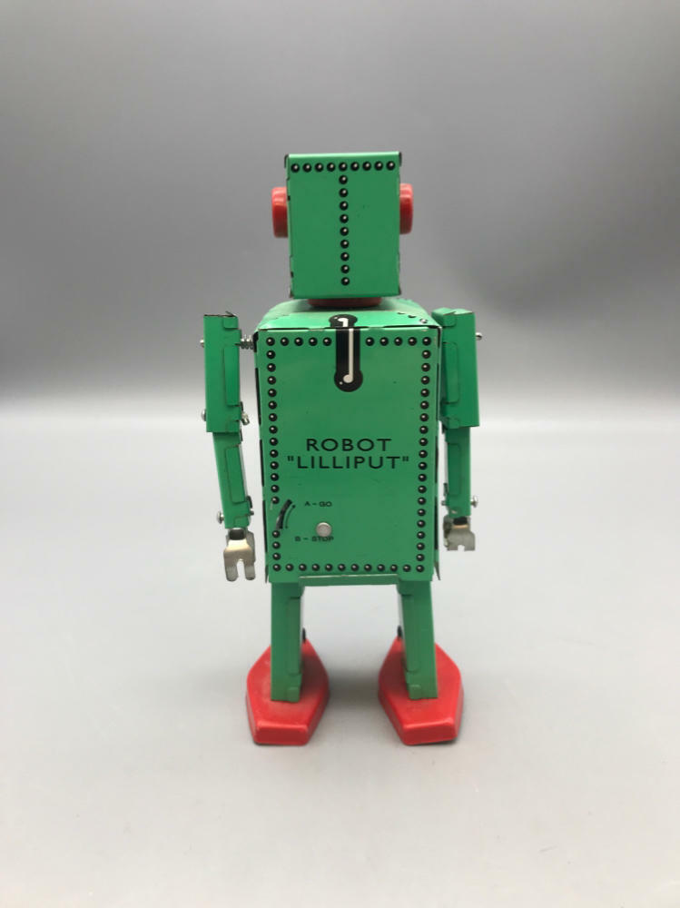 Shylling Collectors Series Robot Lilliput small tr2008 211357 - Green Robot Toy - Very Good