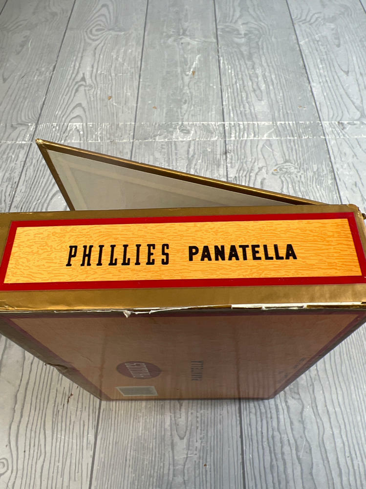 Cigar Box Phillies Panatella Bayuk Cigars Florida - Empty Collectors Cigar Box - Very Good