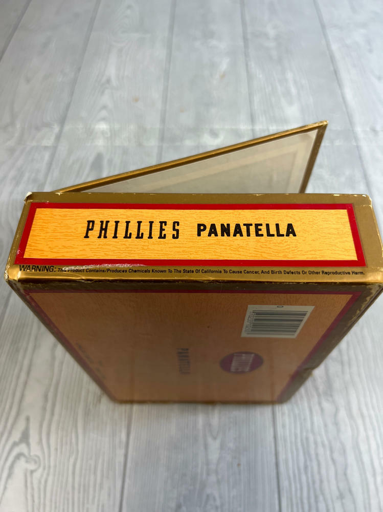 Cigar Box Phillies Panatella Bayuk Cigars Florida - Empty Collectors Cigar Box - Very Good