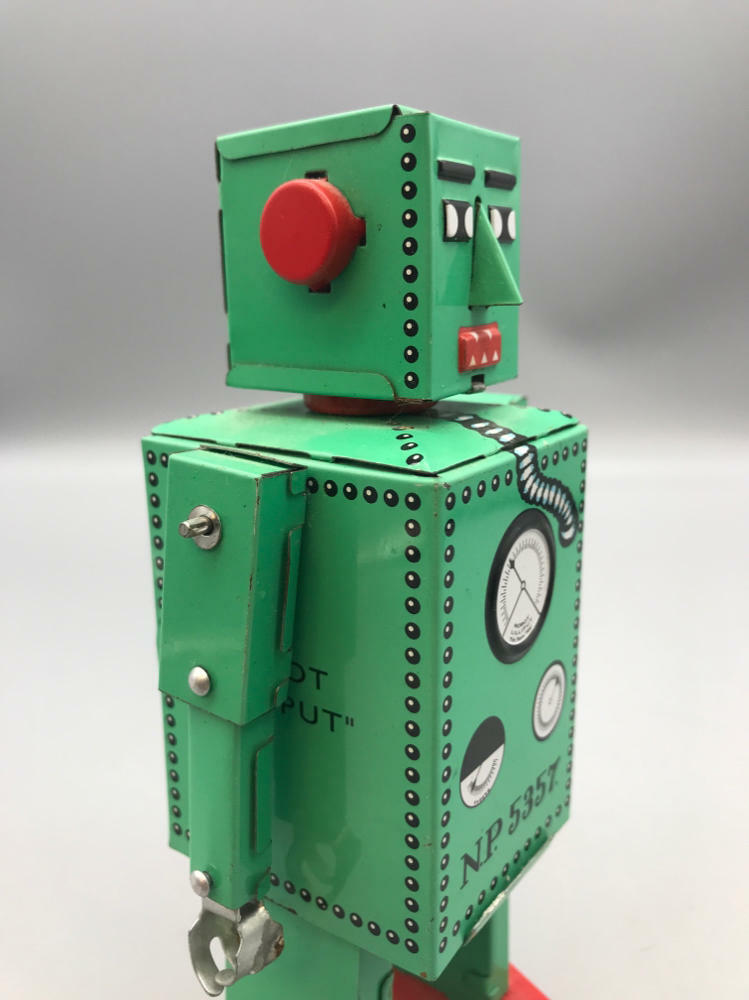 Shylling Collectors Series Robot Lilliput small tr2008 211357 - Green Robot Toy - Very Good