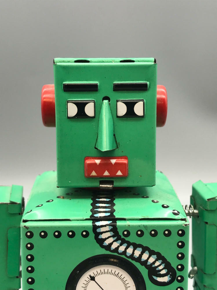 Shylling Collectors Series Robot Lilliput small tr2008 211357 - Green Robot Toy - Very Good