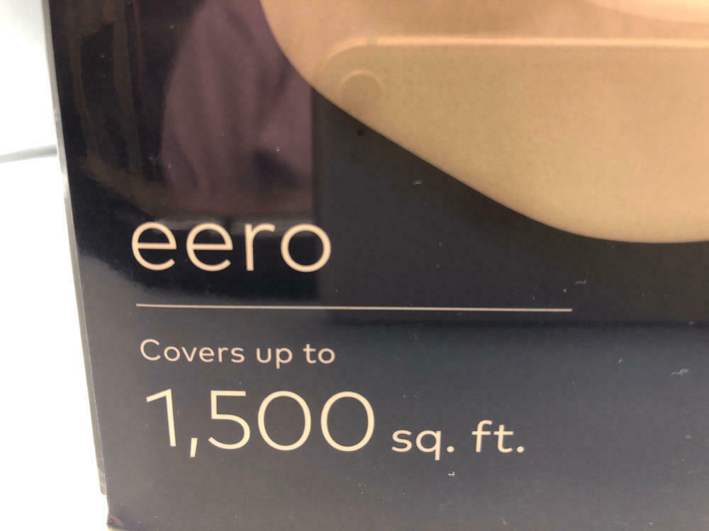 NEW in Box EERO Single Unit 1500 Sq Ft Wi-Fi Network Router System Model J010001