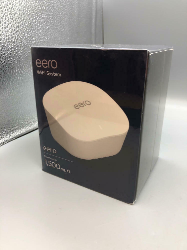 NEW in Box EERO Single Unit 1500 Sq Ft Wi-Fi Network Router System Model J010001