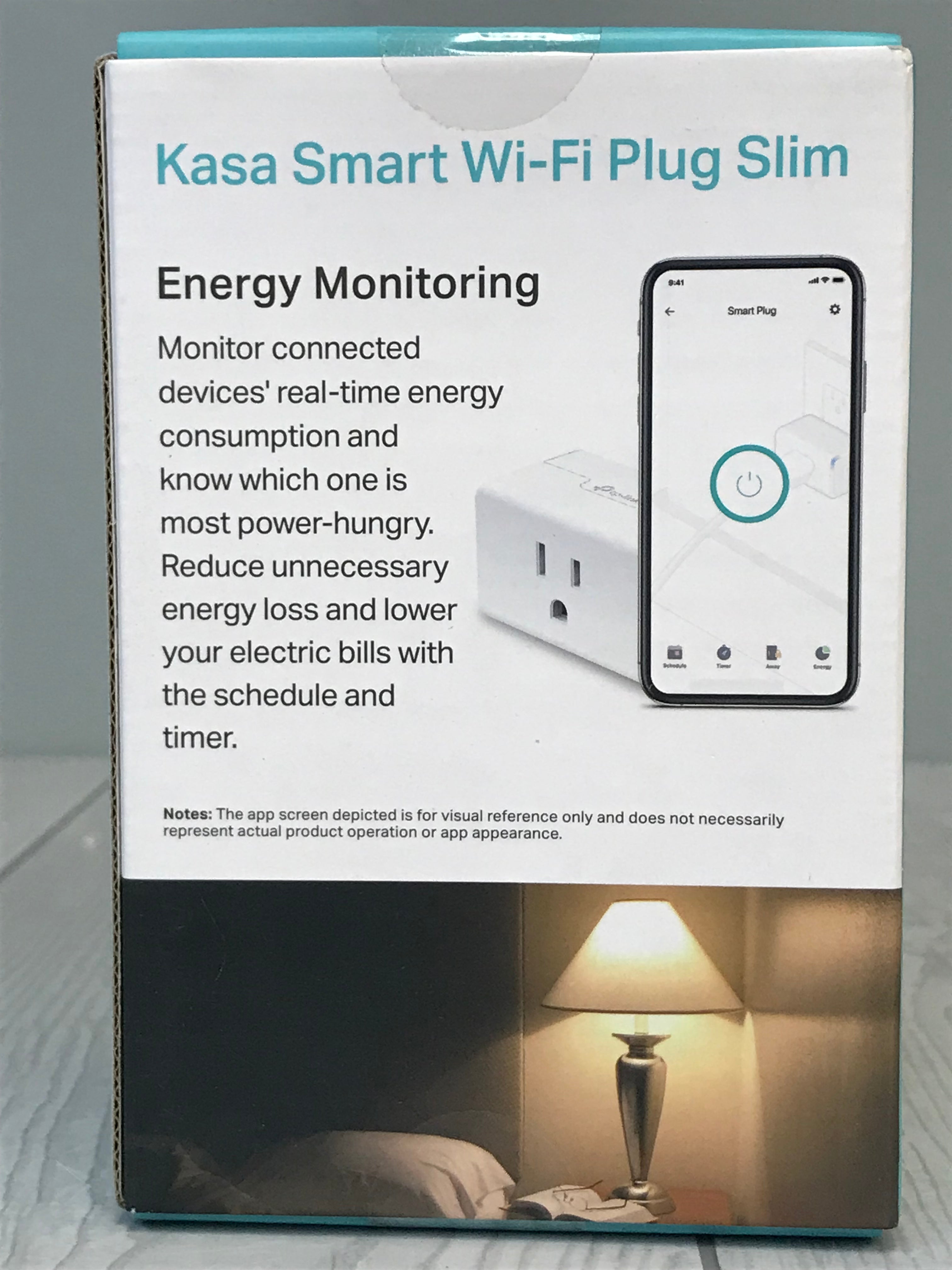 TP-Link/Kasa Smart Wi-Fi Plug Slim with Energy Monitoring Model #KP115