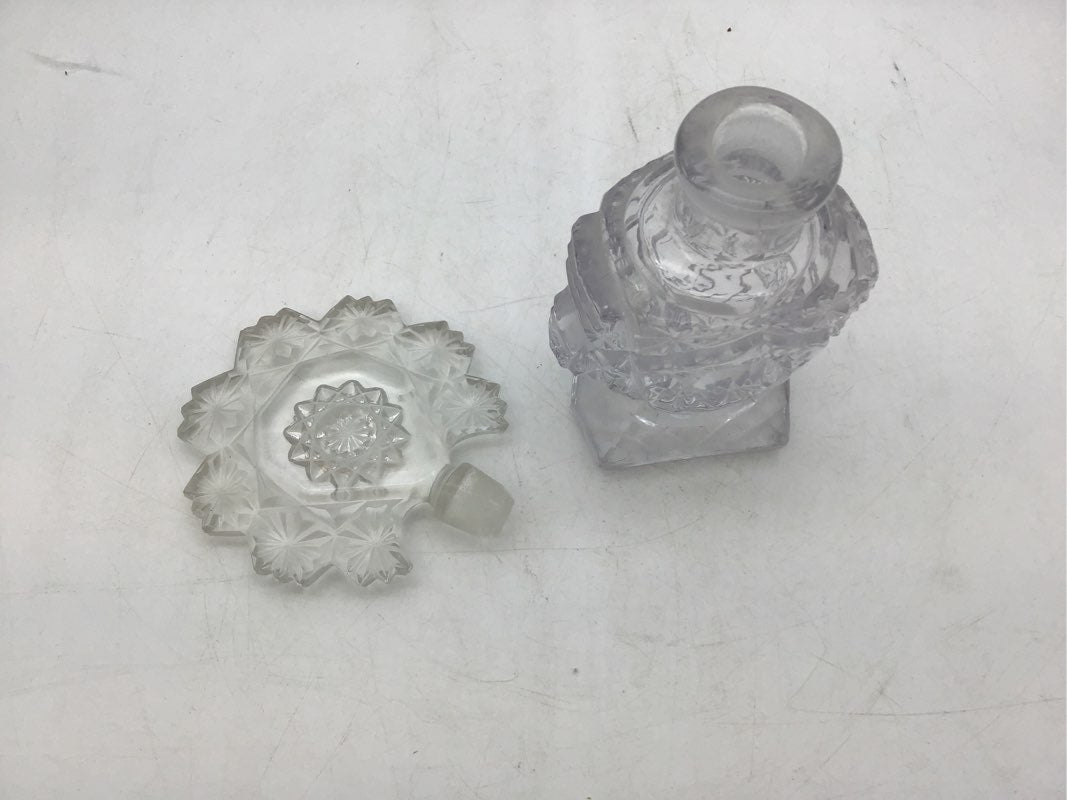 Perfume Bottle Unbranded Clear Glass Decorative, Empty